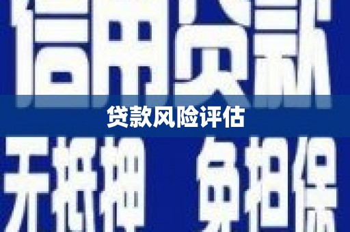 淮安贷款风险评估