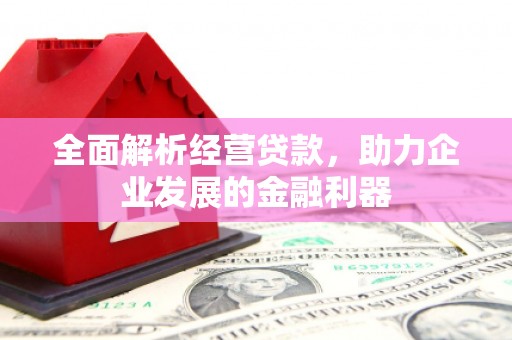 淮安全面解析经营贷款，助力企业发展的金融利器