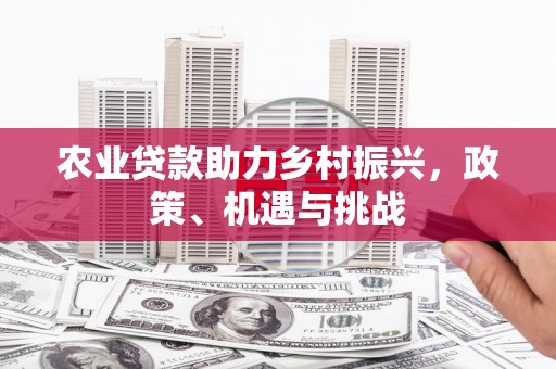 淮安农业贷款助力乡村振兴，政策、机遇与挑战