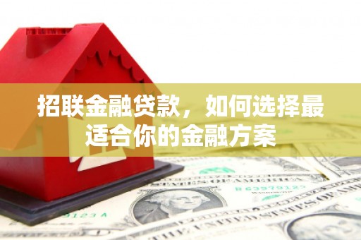 淮安招联金融贷款，如何选择最适合你的金融方案