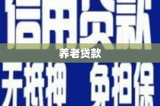 淮安养老贷款