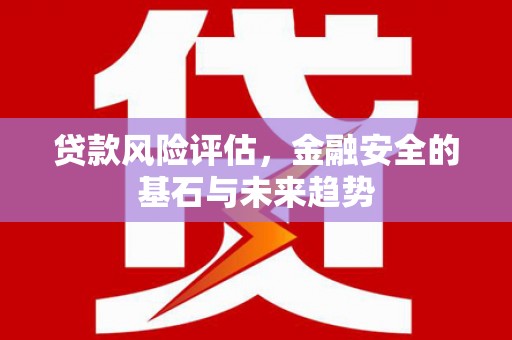 淮安贷款风险评估，金融安全的基石与未来趋势