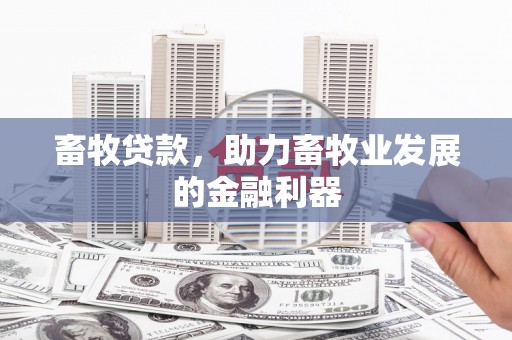 淮安畜牧贷款，助力畜牧业发展的金融利器