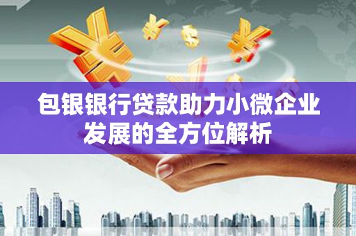 淮安包银银行贷款助力小微企业发展的全方位解析