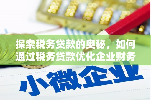 淮安探索税务贷款的奥秘，如何通过税务贷款优化企业财务