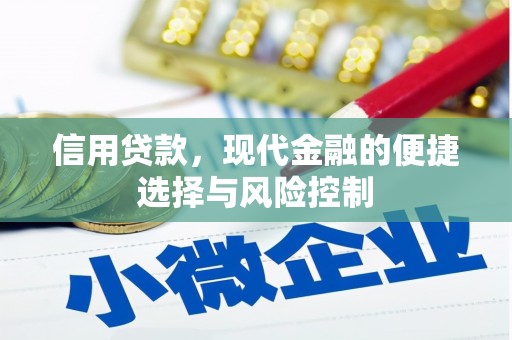 淮安信用贷款，现代金融的便捷选择与风险控制