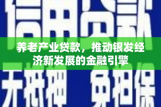 淮安养老产业贷款，推动银发经济新发展的金融引擎