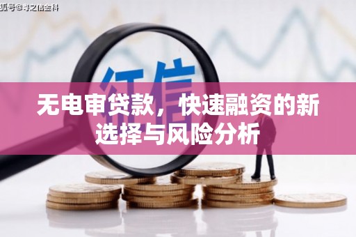 淮安无电审贷款，快速融资的新选择与风险分析