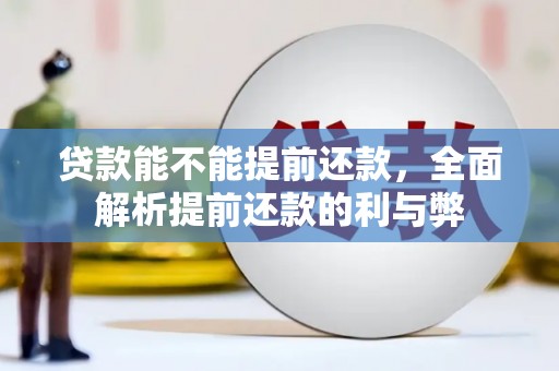 淮安贷款能不能提前还款，全面解析提前还款的利与弊