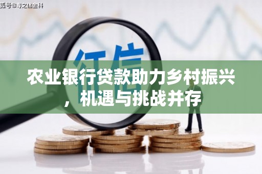 淮安农业银行贷款助力乡村振兴，机遇与挑战并存