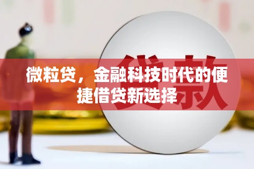 淮安微粒贷，金融科技时代的便捷借贷新选择