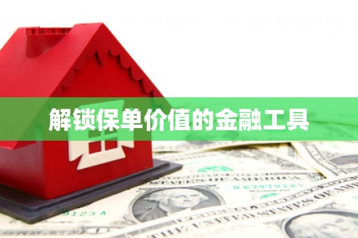 淮安解锁保单价值的金融工具